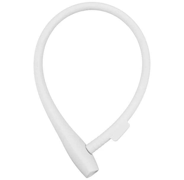 Zabezpieczenie / zapięcie rowerowe ABUS uGrip Cable 560 z zamkiem na klucz 65cm white