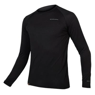 Bielizna rowerowa Baabaa Blend L/S Baselayer czarna