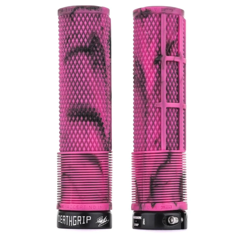 DMR Chwyty Deathgrip THIN bez kołnierza marble pink.jpg