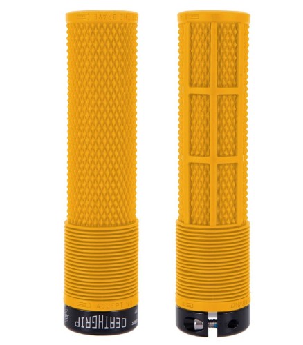 Chwyty DMR DeathGrip Żółte Bez Kołnierza