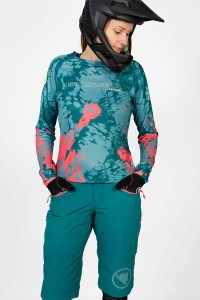 Damskie szorty rowerowe Endura SingleTrack II Zielone E8116GS p6.jpg