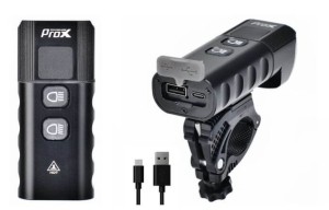 Lampka rowerowa przednia Prox Kastor-X 1800LM, 6400MAh, USB-C p4.jpg