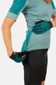 Damska Koszulka Rowerowa Endura GV500 SS Zielona E6208GS p4.webp