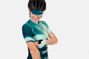 Damska Koszulka Rowerowa Endura Virtual Texture S S Niebieska E6211GB p3.webp