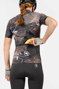 Damska Koszulka Rowerowa Endura Outdoor Trail S S Brzoskwiniowy Neon E6212NP p4.webp