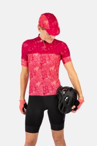 Damska Koszulka Rowerowa Endura Paisley S S Borówkowa E6213PB p8.webp