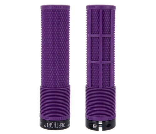 Chwyty DMR DeathGrip Fioletowe Bez Kołnierza