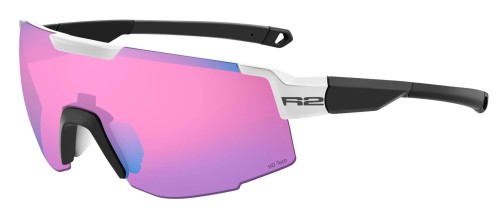Okulary Rowerowe R2 Edge Pro Blue Revo / Białe Ramki