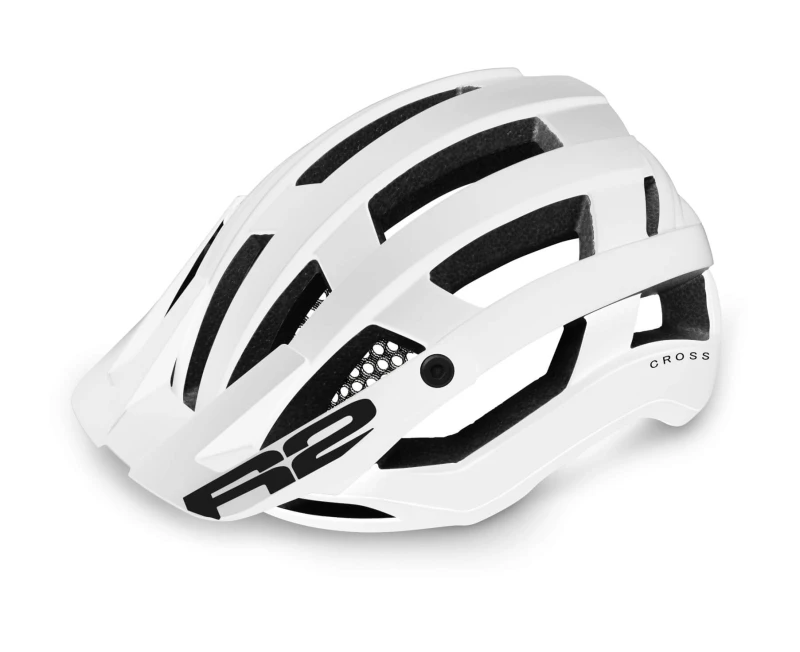 Kask Rowerowy R2 Cross Biały ath32b.webp