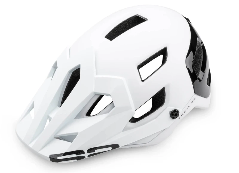 Kask Rowerowy R2 Trail 2.0 Biało-Czarny ath31a.webp