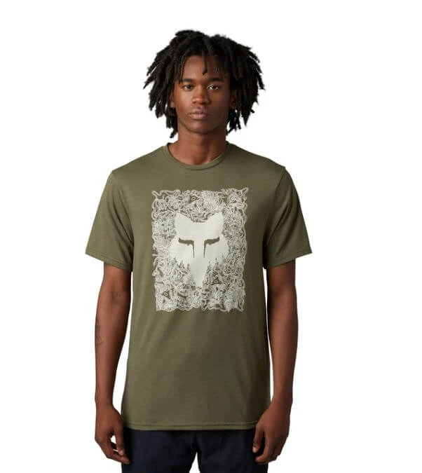 30510-099 Koszulka Fox Auxlry Olive Green.webp
