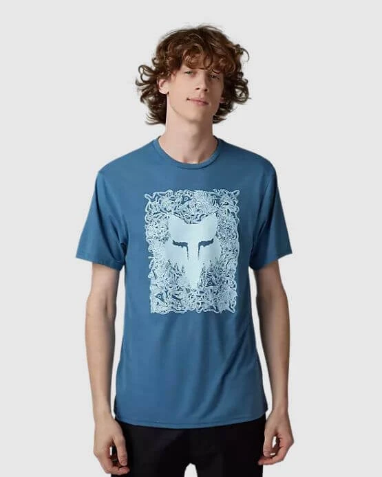 30510-207 Koszulka Fox Auxlry Tech Tee Dark Slate.webp