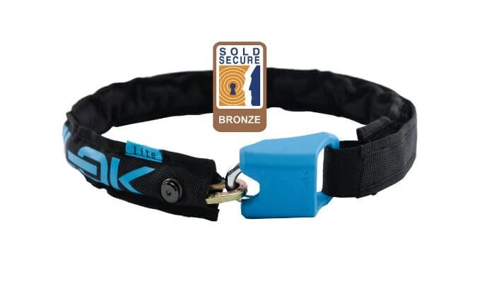 Zapięcie rowerowe HipLok Lite - Black, Cyan.webp
