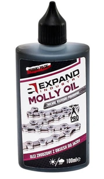 Olej do łańcuchów rowerowych Expand Molly Oil 100ml.webp