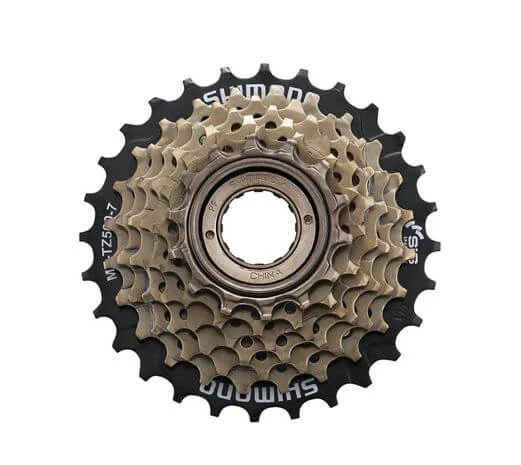 Wolnobieg Shimano Tourney wielorzędowy MF-TZ500-7 7rz OEM.webp