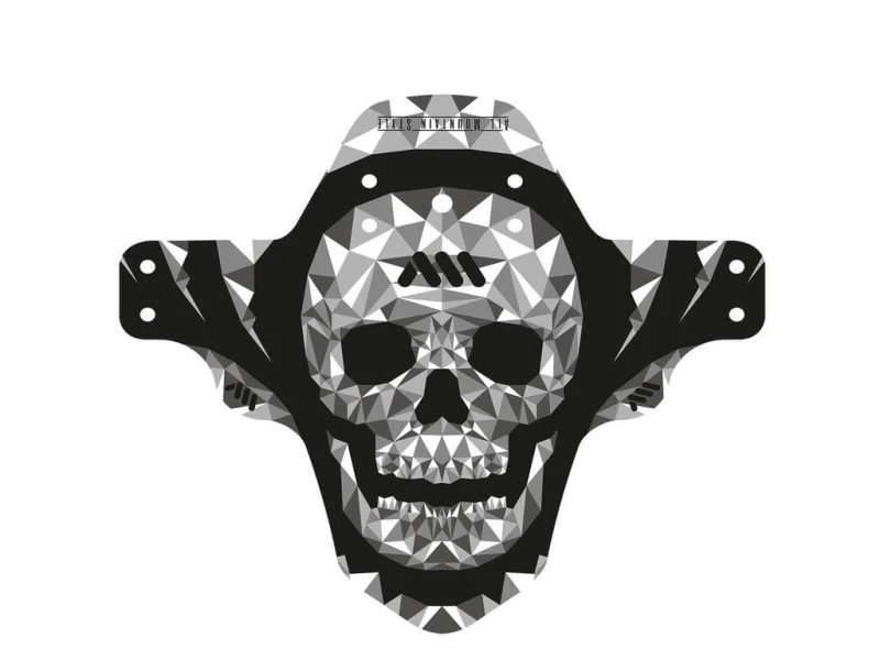 Błotnik AMS Mud Grey Skull.webp