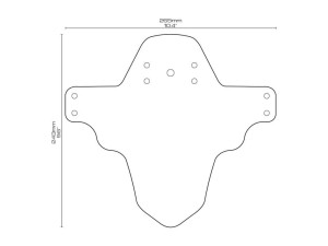 Błotnik AMS Mud Grey Skull p3.webp