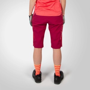 Damskie szorty rowerowe Endura SingleTrack Lite Berry p4.webp