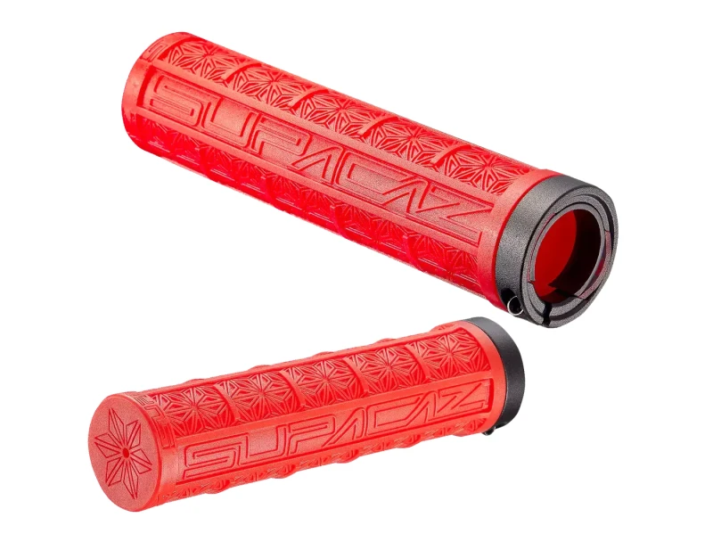 Gripy Supacaz Grizips Grip Red.webp