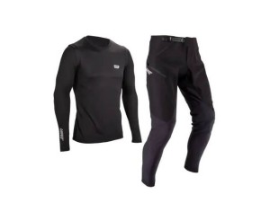 Zestaw offroadowy koszulka + spodnie Leatt Ride Kit MTB 1.0 Black.webp