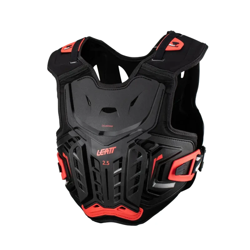 Buzer dzięcięcy Leatt Chest protector 2.5 Black-Red Junior.webp