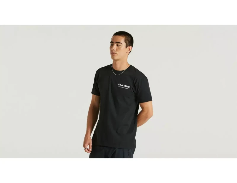 Koszulka Specialized Turbo Logo Short Sleeve T-Shirt Black p4.webp