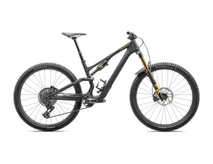 Rower Specialized Stumpjumper 15 Pro Satin Green Tint Gunmetal  Satin Metallic Sulphur 2025.webp