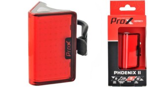 Lampka rowerowa tył prox Phoenix II Cob Led 100Lm USB-C, Memory Mode.webp