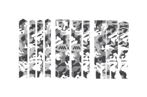 Naklejki ochronne AMS na cały rower Total Clear Camo.webp