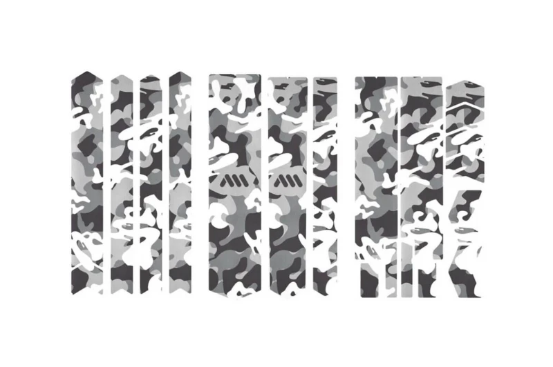 Naklejki ochronne AMS na cały rower Total Clear Camo.webp