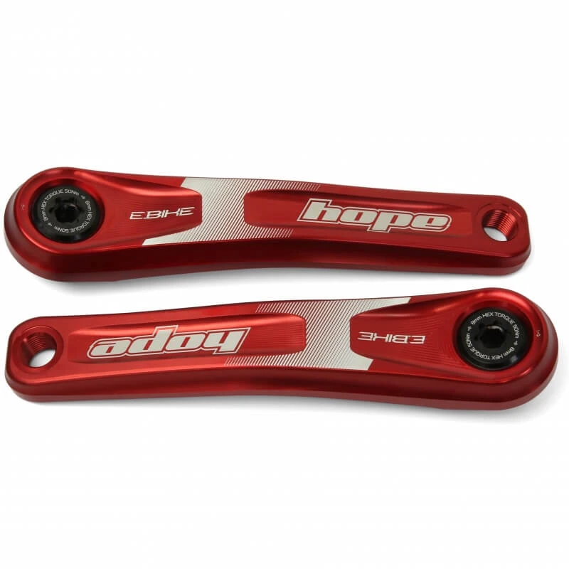 Korba Hope Red 155mm E-Bike Cranks - Specialized Offset.webp