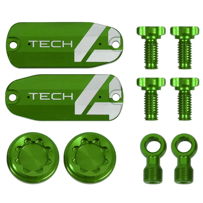 Zestaw do hamulców Hope Tech 4 V4 Custom Kit zielony.webp