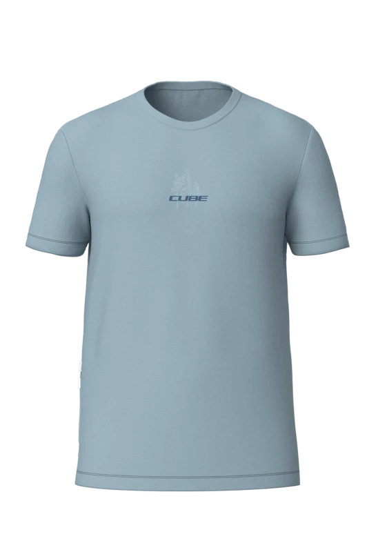 Koszulka Cube MTB Round Neck Jersey Soft Touch SS Blue.webp