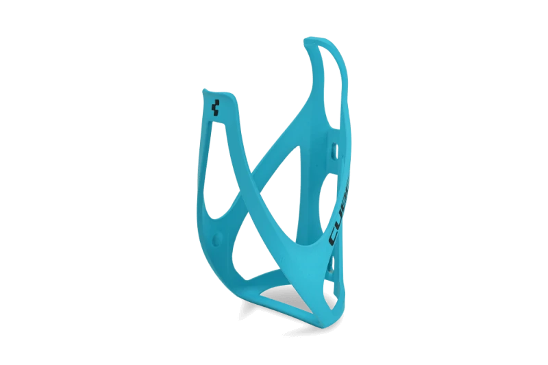 Koszyk na bidon Cube HPP matt turquoise black.webp