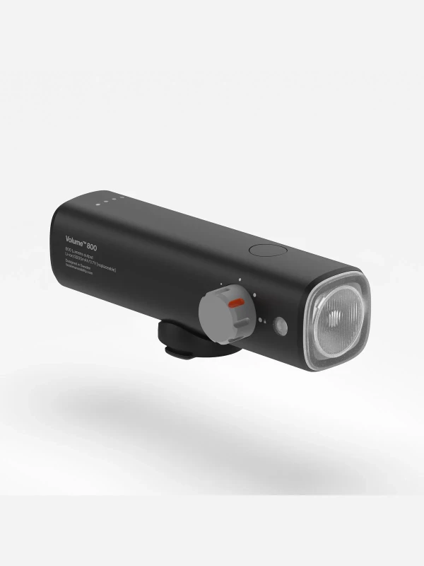 Lampka rowerowa Bookman Volume Front 800 Czarna.webp