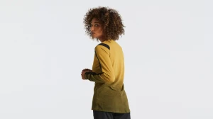 Bluzka damska Specialized Women's Trail Long Sleeve Jersey Harvest Gold Spray p3.webp