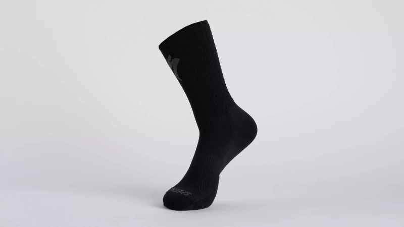 Skarpetki Specialized Knit Tall Sock Black Silver.webp