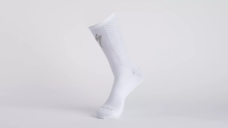 Skarpertki Specialized Knit Tall Sock White Silver p2.webp