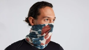Komin Specialized drirelease Garment Washed Merino Neck Gaiter White Mountains.webp