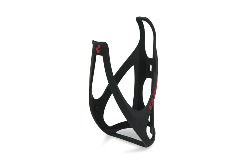 Koszyk na bidon Cube HPP matt black red.webp