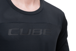 Koszulka Cube MTB Round Neck Jersey Pro LS black p5.webp