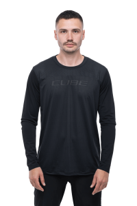 Koszulka Cube MTB Round Neck Jersey Pro LS black p3.webp
