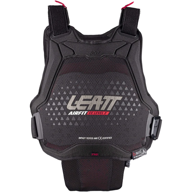 Buzer Leatt Chest Protector 3DF AirFit Evo Black.webp