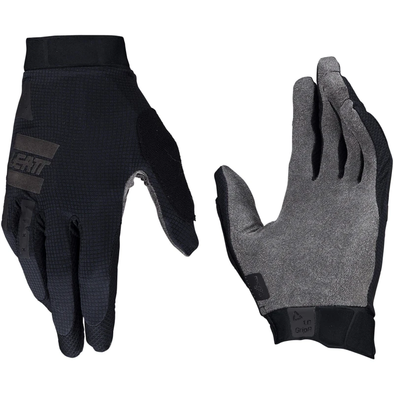 Rękawiczki Leatt Gloves MTB 1.0 GripR Stealth Black Grey.webp