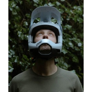 Kask POC Otocon Race MIPS MTB Helmet Hydrogen White Uranium Black Matt p6.webp