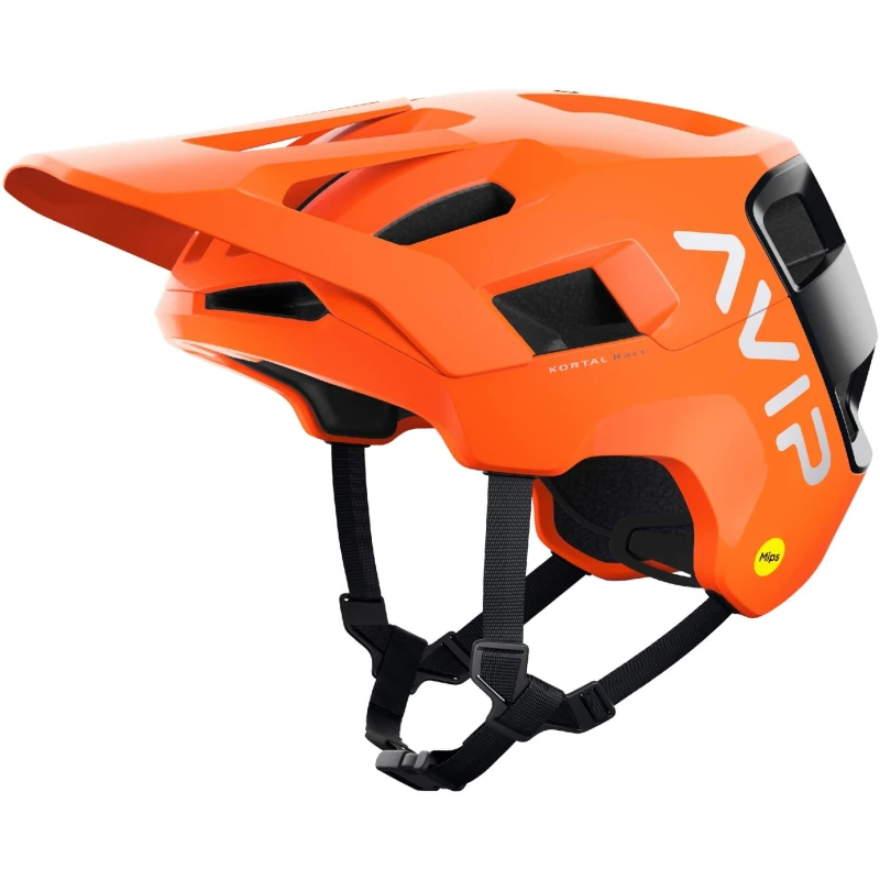 Kask POC Kortal Race MIPS MTB Helmet Fluorescent Orange AVIP Uranium Black Matt.webp