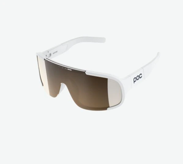 Okulary rowerowe POC Aspire Bike Sunglasses Hydrogen White Clarity Trail Party Sunny Silver.webp
