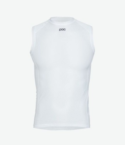 Koszulka POC Men's Essential Layer Cycling Vest Hydrogen White