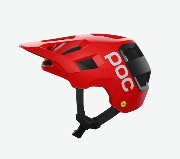 Kask POC Kortal Race MIPS MTB Helmet Prismane Red Matt Uranium Black Matt.webp