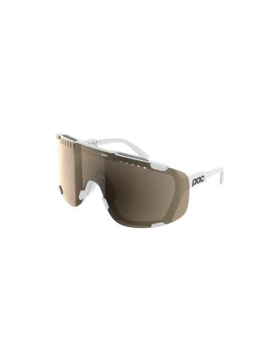 Okulary rowerowe POC Devour Mid+ Hydrogen White/Clarity Trail /Partly Sunny Silver